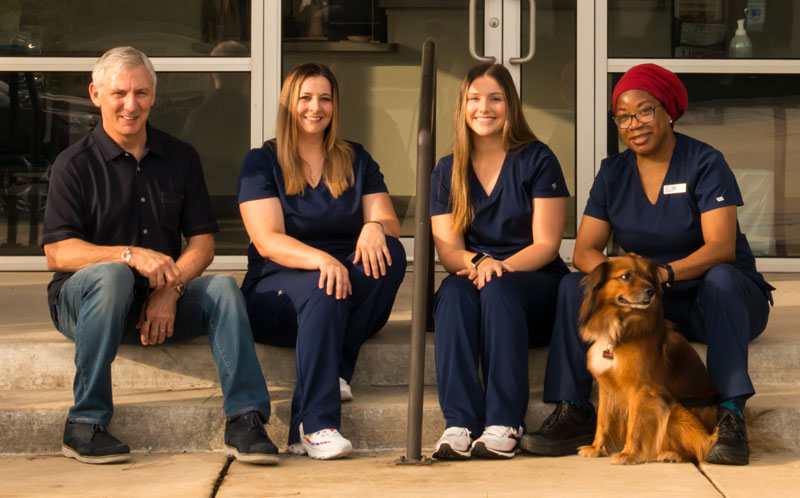 Dr. Mack Jay Groves IV and Staff